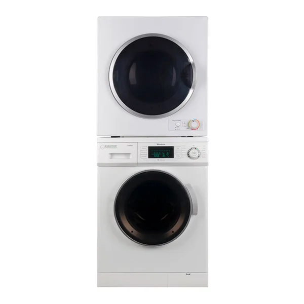 Equator Advanced Appliances EW 824 N-ED 850 Lavadora Compacta Apilable de Carga Frontal y Secadora Corta - Image 5