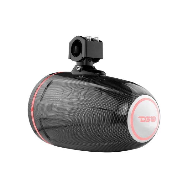 DS18 8 Marine Tower Speakers with RGB LED Lights 370W Carbon Fiber CF-X8TP - Image 6