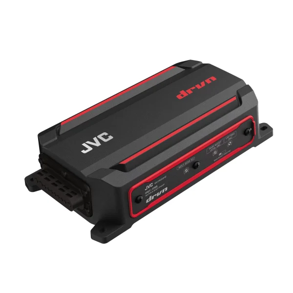 JVC KS-DR2001D Compact Mono Digital Amplifier for Compact Car, Marine, UTV and Motorcycle / Max Power 600W / 300W RMS @ 2 ohms / Wired Level Control Included - Image 2