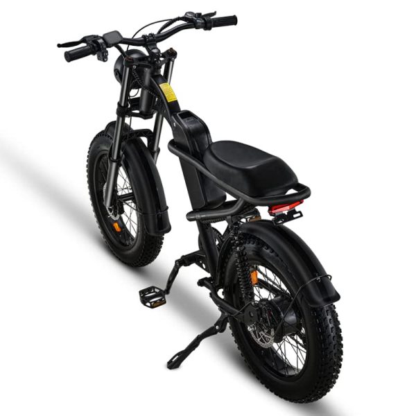 Riding'times 1500W Winter Moped Style Ebike, 20 Inch Fat Tire Electric Bike, Up to 28MPH & 75 Miles, 6-Layer Full Suspension, 15.6AH Removable Battery, Mountain Snow E Bike - Image 3