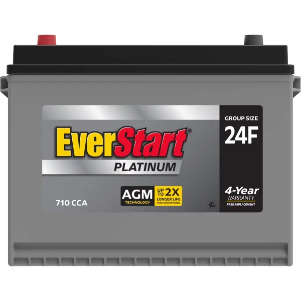 EverStart Platinum AGM Automotive Battery, Group Size 24F 12 Volt, 750 CCA - Image 4