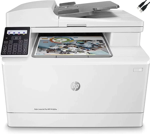 Restored HP Laserjet Pro M183FW All-in-One Wireless Laser Printer 16ppm Auto-On/Off (Refurbished)