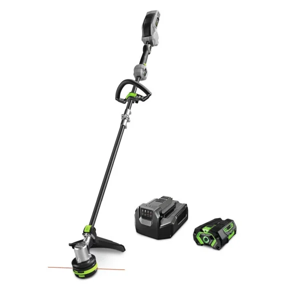 EGO ST1523S 56V Brushless Lithium-Ion 15 in. Cordless POWERLOAD String Trimmer with Carbon Fiber Shaft Kit (4 Ah)