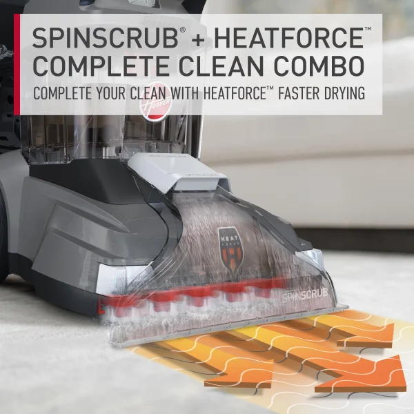 Hoover PowerScrub XL, Upright Carpet Cleaner Machine, FH68010, 1 Count - Image 6