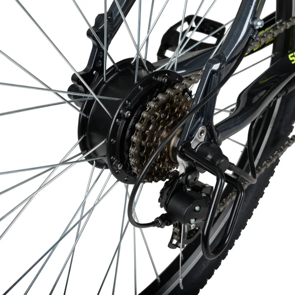 Hyper Bicycles 26 36V Electric Mountain Bike for Adults, Pedal-Assist, 250W E-Bike Motor, Black - Image 12