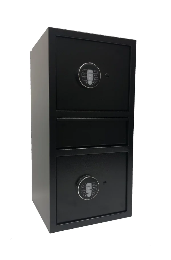 Double door money depository drop safe with UL listed digital lock - Image 2