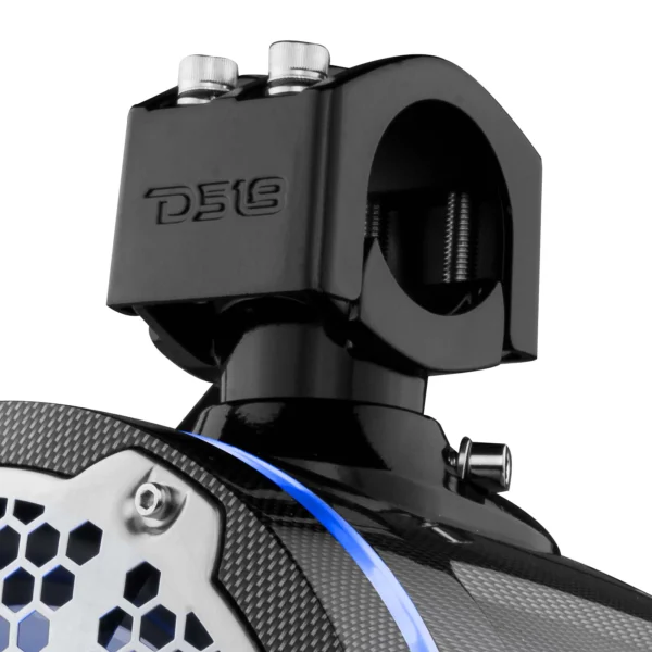 DS18 8 Marine Tower Speakers with RGB LED Lights 370W Carbon Fiber CF-X8TP - Image 3
