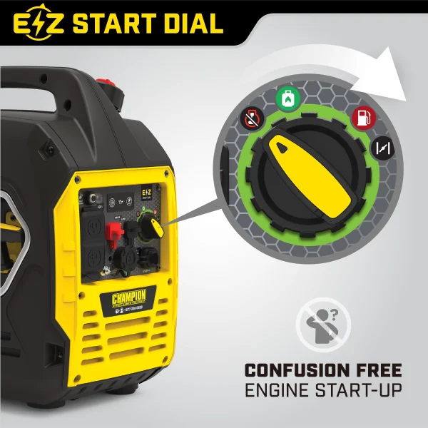 Champion Power Equipment 2000 Watt Dual Fuel Pull Cord Start Inverter Generator - Image 8