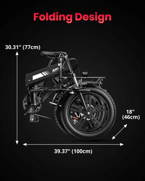 AMYET EB20 Electric Bike for Adults with 720Wh LG Removable Battery,Peak 1500W Motor,and 30MPH Top Speed (Black) - Image 2