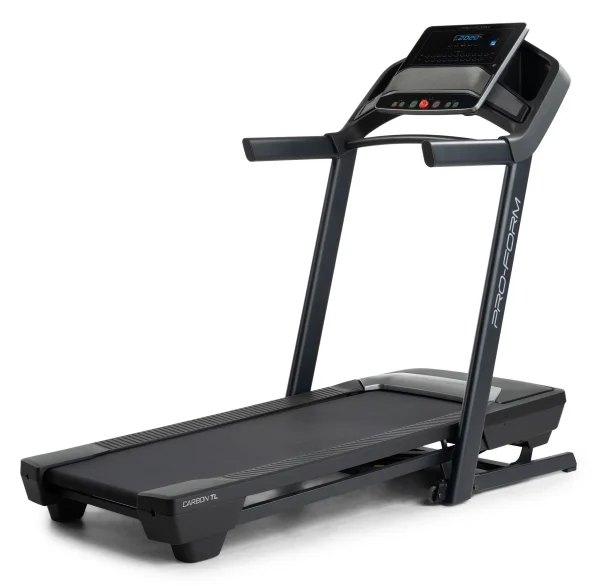 ProForm Carbon TL; Treadmill for Walking and Running with 5" Display, Built-In Tablet Holder and SpaceSaver Design