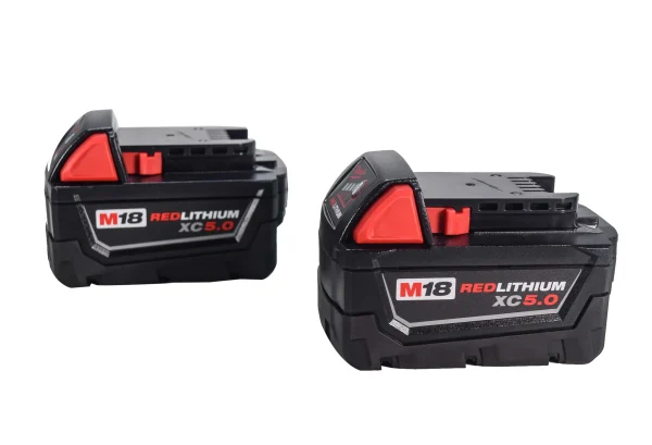 Milwaukee M18 18-Volt Lithium-Ion XC Starter Kit with Two 5.0Ah Batteries / Charger (48-59-1852B) - Image 3