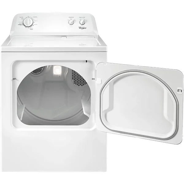 Whirlpool WED4616FW 7.0 Cu. Ft. White Electric Dryer - Image 2