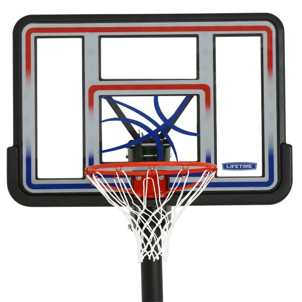 Lifetime Adjustable Inground Basketball Hoop, 44 inch Polycarbonate (1008) - Image 11