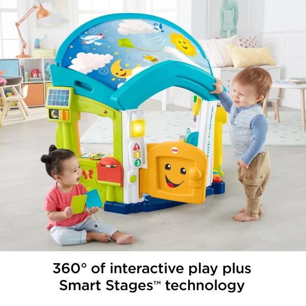 Fisher-Price Laugh & Learn Playhouse Educational Toy for Babies & Toddlers, Smart Learning Home - Image 4