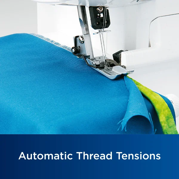 Brother 1034D 3 or 4 Thread Serger with Easy Lay-in Threading, White - Image 6