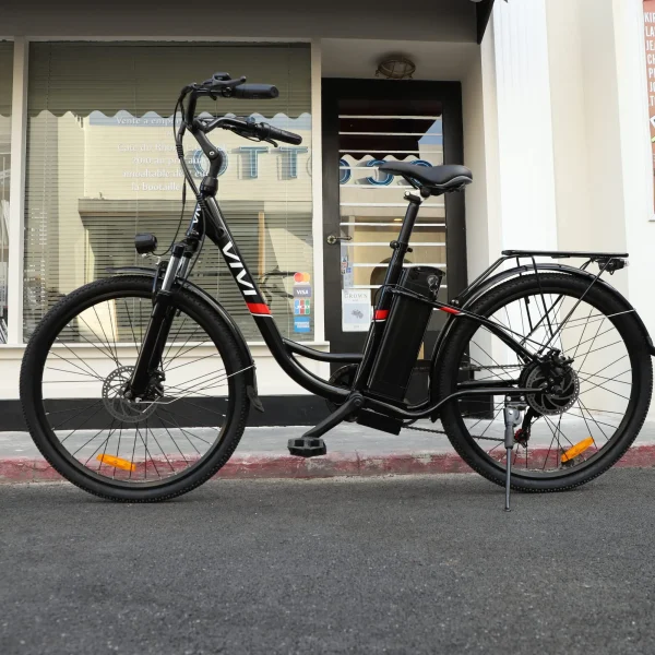 Vivi Electric Bike, 26 Electric Bicycle for Adults, 500W City Cruiser Ebike with 48V Removable Battery, 7 Speed Commuter Bike 20MPH & 50 Mile Range Adult Electric Bikes with Cruise Control - Image 3