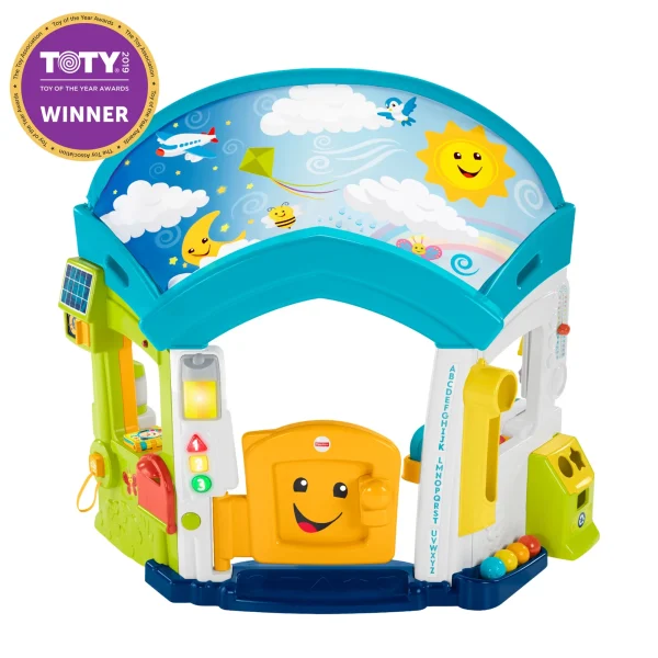 Fisher-Price Laugh & Learn Playhouse Educational Toy for Babies & Toddlers, Smart Learning Home - Image 2