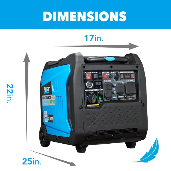 Pulsar 7,250 Watt Super Quiet Dual Fuel Inverter Generator with CO Alert and Remote Start - Image 7