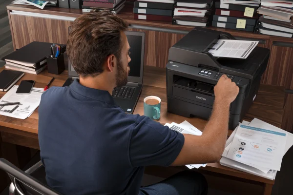 Brother MFC-L2730DW Monochrome Laser All-in-One Wireless Printer with 2.7" Color Touchscreen - Image 4