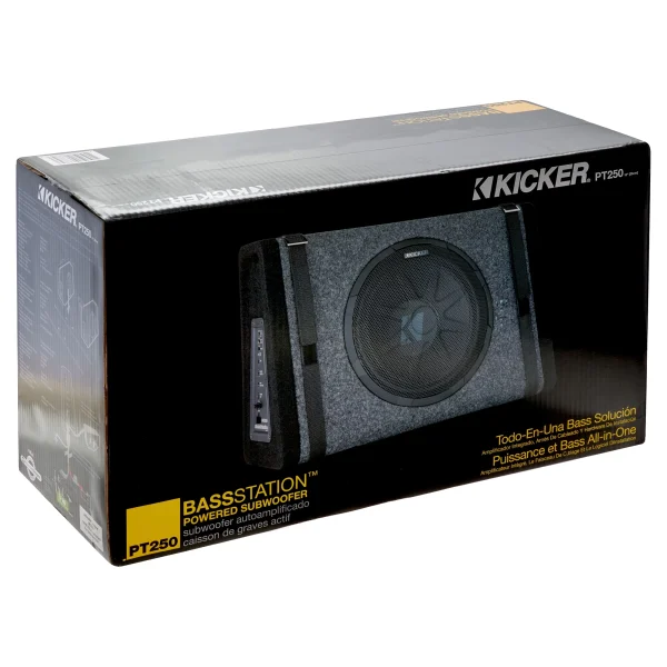 New Kicker PT250 10 Subwoofer with Built-in 100W Amplifier - Image 2