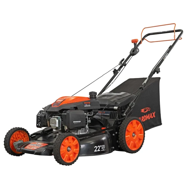 Yard Max 22 in. 201cc SELECT PACE 6 Speed CVT High Wheel RWD 3-in-1 Gas Walk Behind Self Propelled Lawn Mower - Image 2