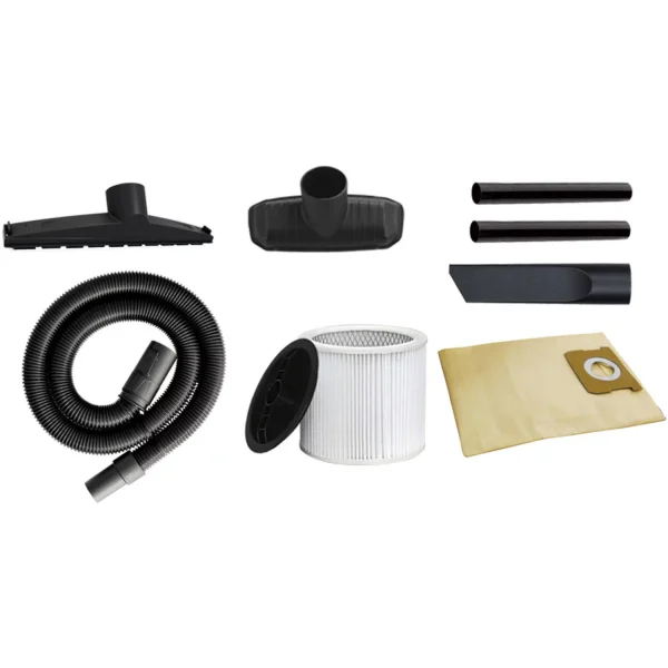 STANLEY 8 gal Stainless Steel Wet Dry Vacuum with Hose Accessories and Tool Storage - Image 4