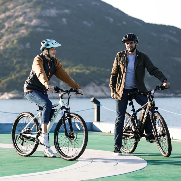 Oraimo Electric Bike for Adults,350W BAFANG Motor(Peak 500W), 4A 3H Fast Charge, UL Certified 468Wh Li-ion Battery, 26 Mountain Ebike Shimano 21 Speed, Air Saddle Adult Electric Bicycle - Image 4