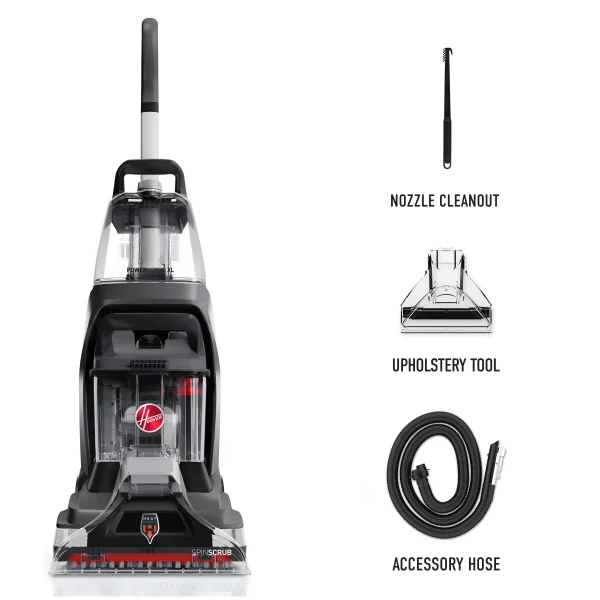 Hoover PowerScrub XL, Upright Carpet Cleaner Machine, FH68010, 1 Count - Image 2