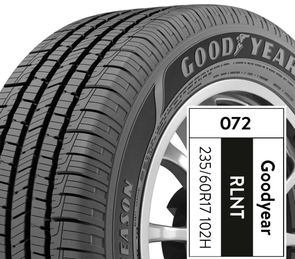 Goodyear Reliant All-Season 235/60R17 102H All-Season Tire - Image 6