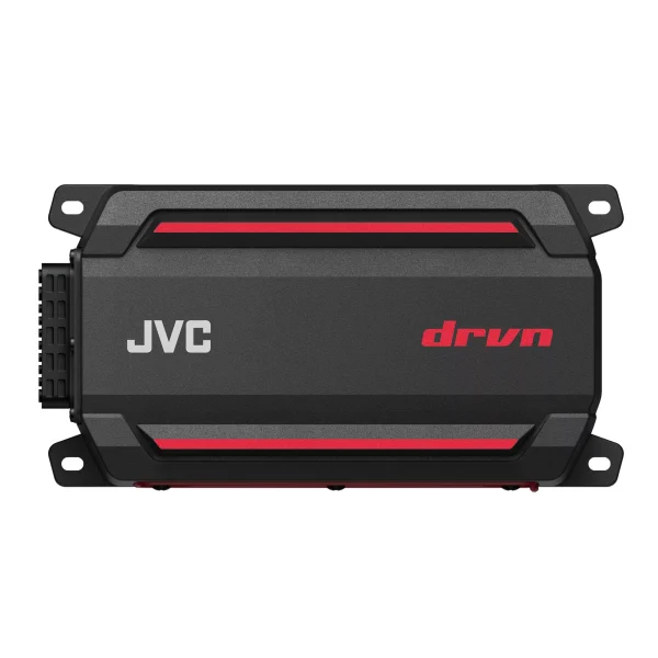 JVC KS-DR2001D Compact Mono Digital Amplifier for Compact Car, Marine, UTV and Motorcycle / Max Power 600W / 300W RMS @ 2 ohms / Wired Level Control Included - Image 5