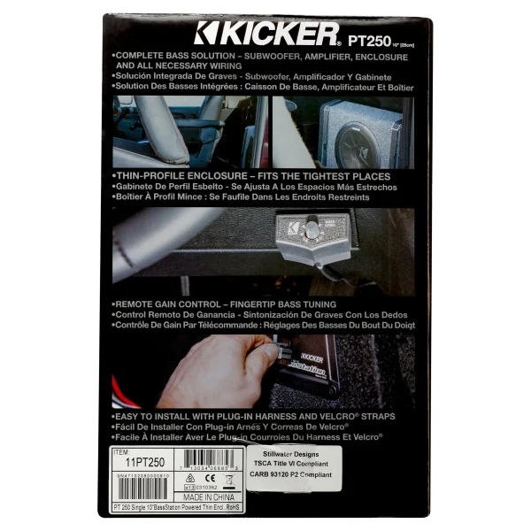New Kicker PT250 10 Subwoofer with Built-in 100W Amplifier - Image 5