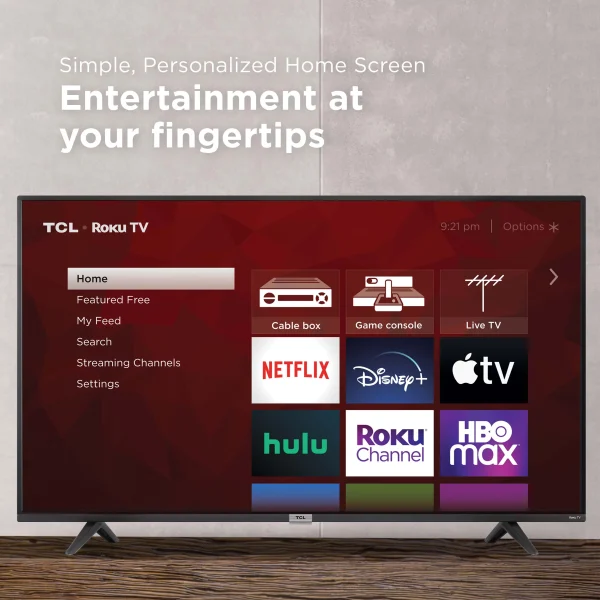 TCL 43 Class 4-Series 4K UHD HDR Roku Smart TV - 43S431 - Image 5
