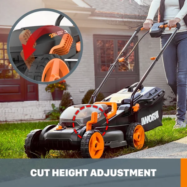 Worx WG779 40V Power Share 4.0Ah 14 Cordless Lawn Mower (Battery and Charger Included) - Image 3