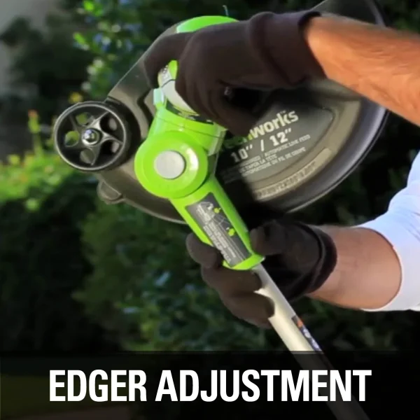 Greenworks 40V 13 Cordless String Trimmer/Edger with 2.0 Ah Battery & Charger 21302 - Image 10