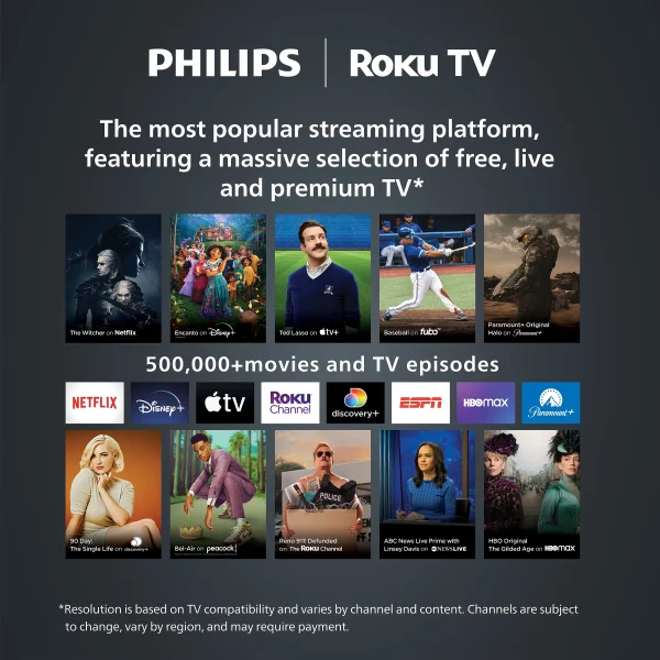 Philips 50 Class 4k Ultra HD (2160p) Roku Smart LED TV (50PUL6533/F7) (New) - Image 6
