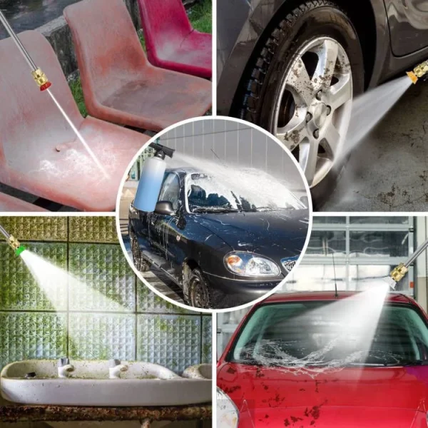 Powerful Electric Pressure Washer - 3500 PSI Electric Power Washer, 2.5 GPM Power Washers Electric Powered with 4 Interchangeable Nozzle and Foam Cannon - Image 3