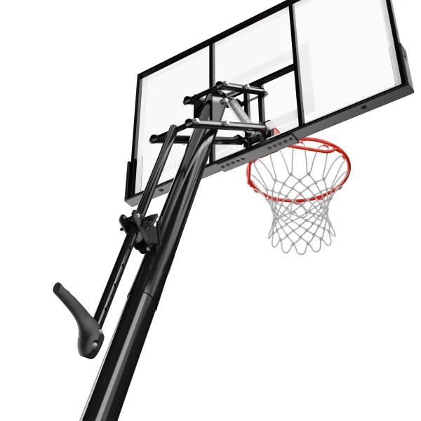 Spalding 54 In. Shatter-proof Polycarbonate Exacta height® Portable Basketball Hoop System - Image 4