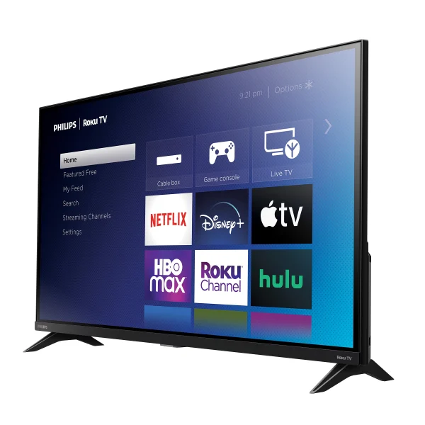 Philips 32 Class HD (720P) Smart Roku Borderless LED TV (32PFL6452/F7) (New) - Image 2