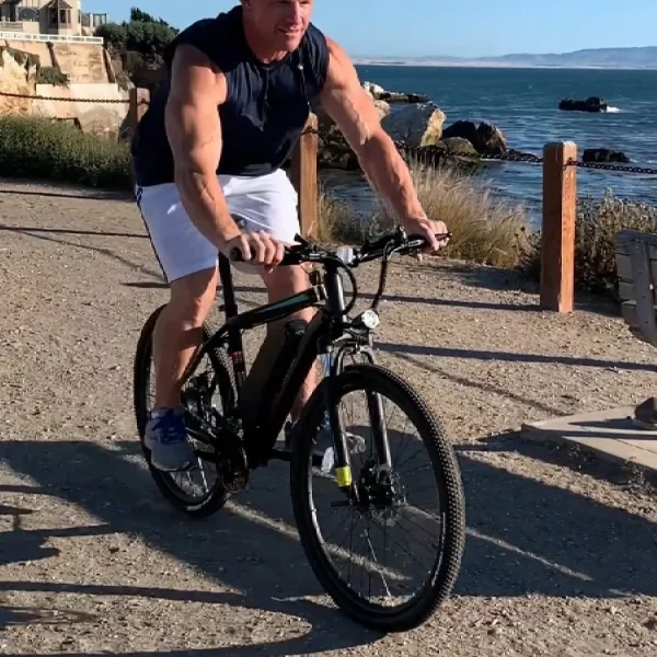 TotGuard Adult Electric Mountain Bike, 350W Motor, 36V 374.4Ah Lithium-Ion Battery, 26 Aluminum Alloy Frame, 21-Speed Shimano Transmission, Front Suspension, Dual Disc Brakes, 4 Working Modes - Image 3