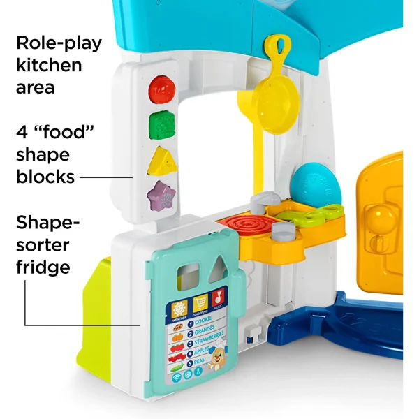 Fisher-Price Laugh & Learn Playhouse Educational Toy for Babies & Toddlers, Smart Learning Home - Image 8