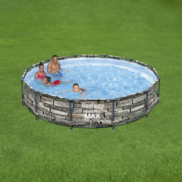 Bestway 56817E 12' x 30 Steel Pro Max Round Above Ground Pool w/ Pump - Image 4