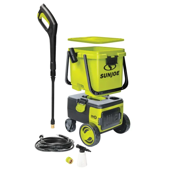 Sun Joe 48-Volt Cordless Portable Pressure Washer Kit, 2 x 4.0-Ah Batteries and Charger - Image 3
