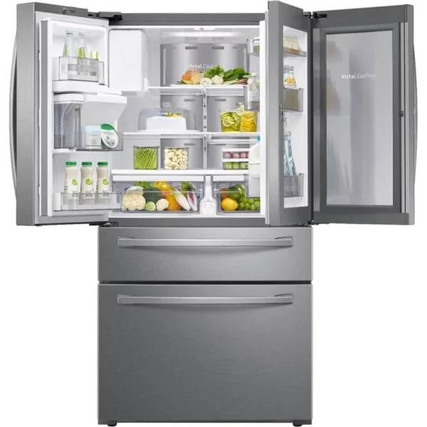 Samsung RF28R7351SR 27.8 Cu. Ft. Stainless 4-Door French Door Refrigerator - Image 4
