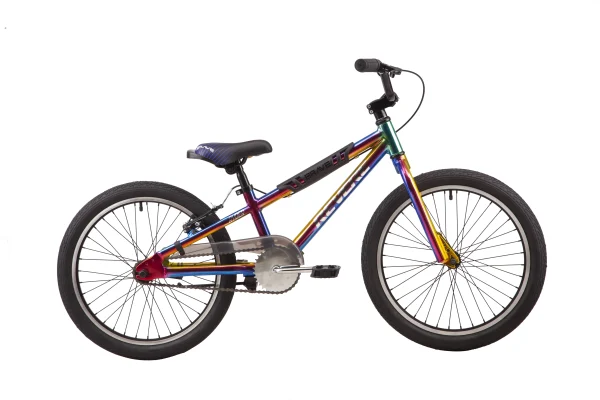 Revere 20 BMX Freestyle Kids Bicycle, Ages 5-8 Years Old, Chrome Oil Slick Finish, Lightweight Aluminum Frame and Fork, Premium Parts, Premium Design, Premium Safety!