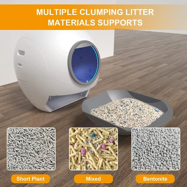 ELS PET Self Cleaning Cat Litter Box Automatic Double Odor Removal Cat Robot Litter Box Gift - Image 3