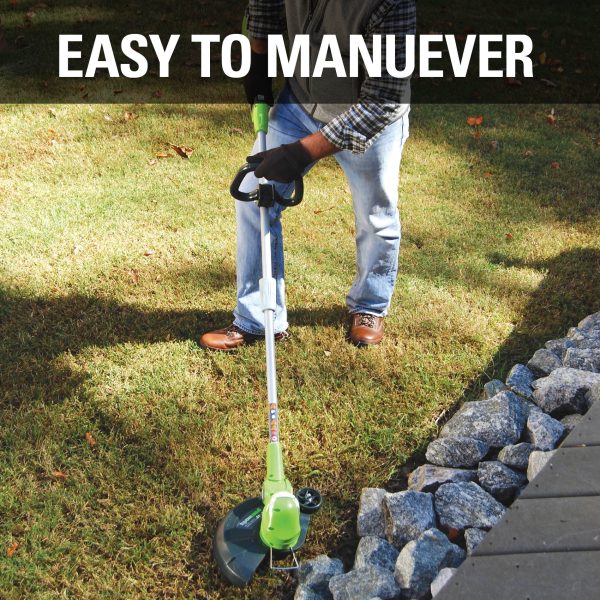 Greenworks 40V 13 Cordless String Trimmer/Edger with 2.0 Ah Battery & Charger 21302 - Image 11