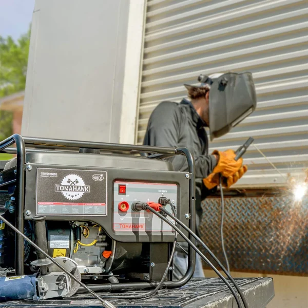 Tomahawk Power TWG120A 120 Amp Welder with 7HP Gas Powered 2,200W Generator - Image 8