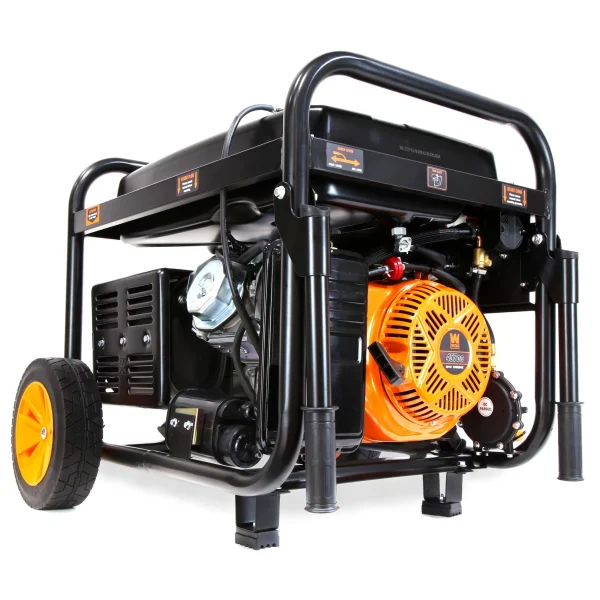 WEN 11000-Watt 120-Volt/240-Volt Dual Fuel Transfer-Switch Ready Electric Start Portable Generator with Wheel Kit and CO Shutdown Sensor - Image 5