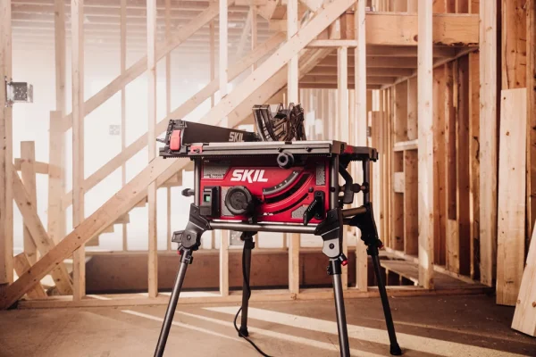 SKIL 15 Amp 10'' Corded Electric Table Saw with Folding Stand - Image 6