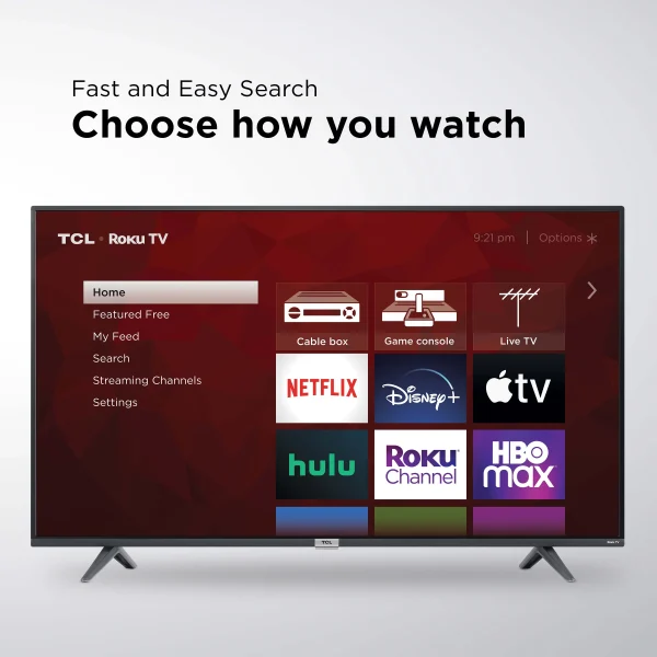 TCL 43 Class 4-Series 4K UHD HDR Roku Smart TV - 43S431 - Image 7
